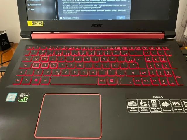 Notebook Acer Nitro 5 AN515-51-77FH | Core i7 | GTX 1050 4GB | SSD - Foto 2