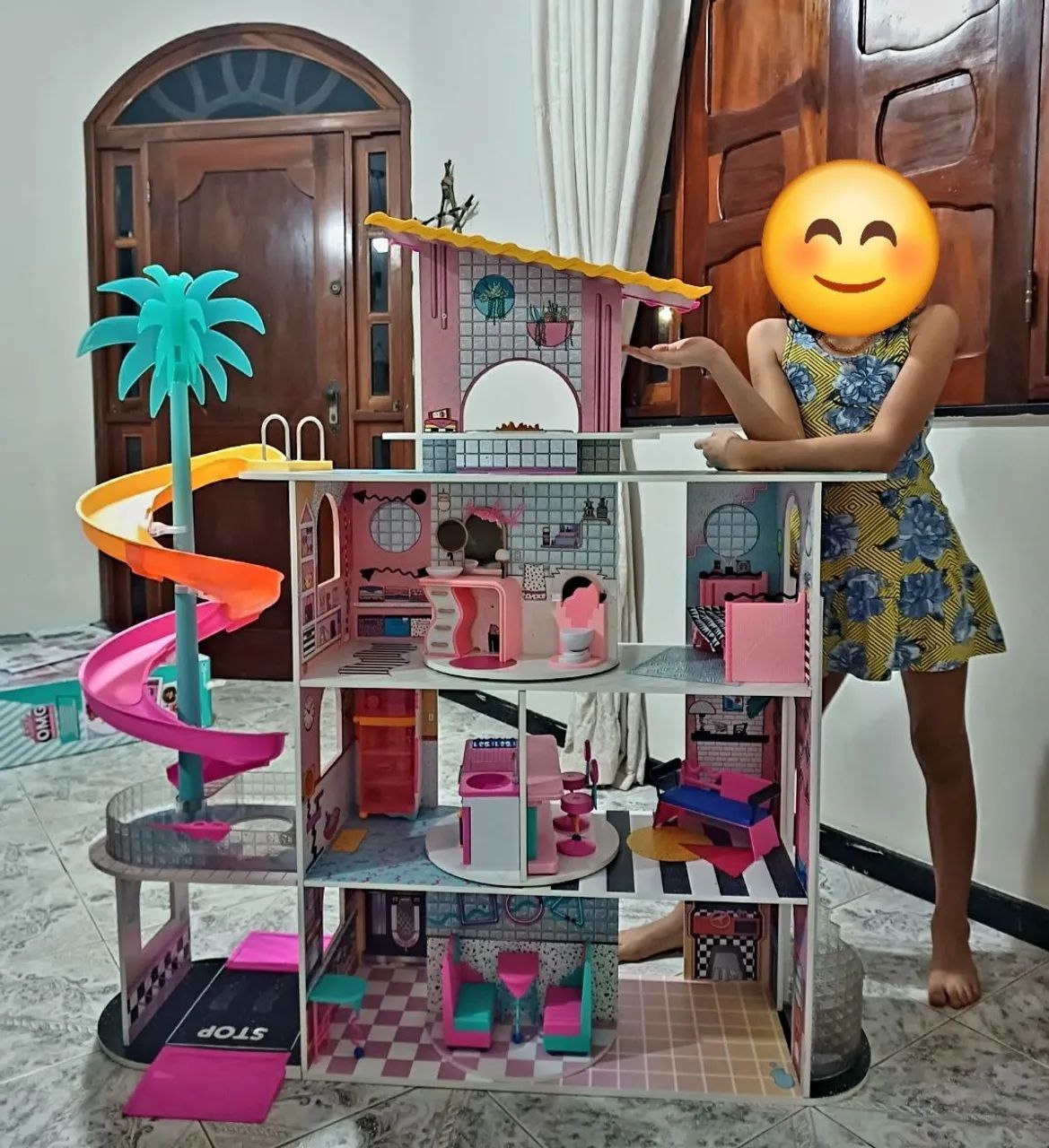 Casa de boneca - ótimo estado / 10x sem juros