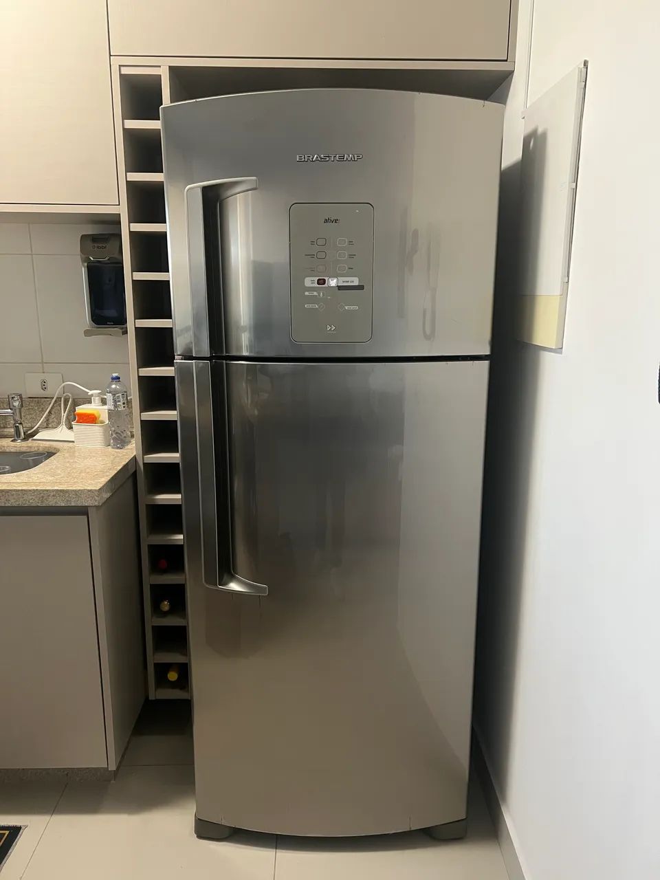 Geladeira Brastemp Inox Ative