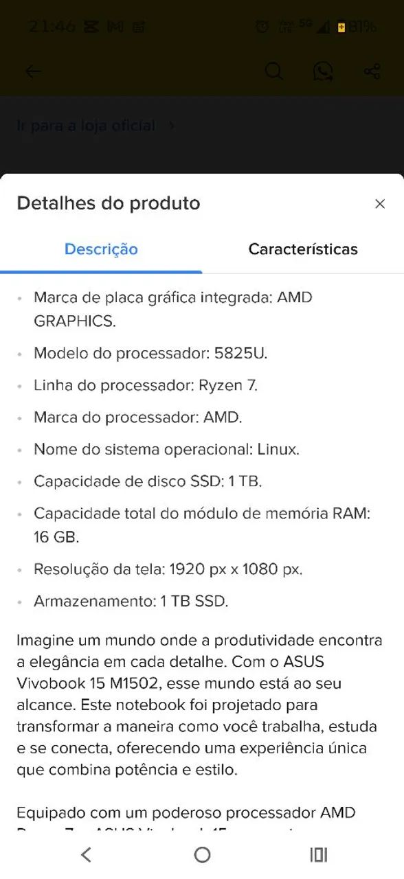 NOTEBOOK ASUS VIVOBOOK 15  - Foto 4