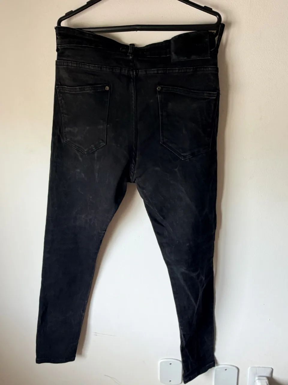 Calça Jeans/ Elastano pretaZara - Foto 2