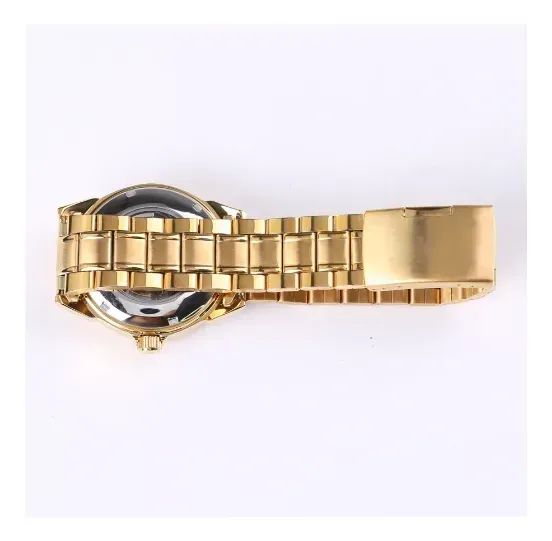 Rélogio Automático Dourado Conservado - Foto 5
