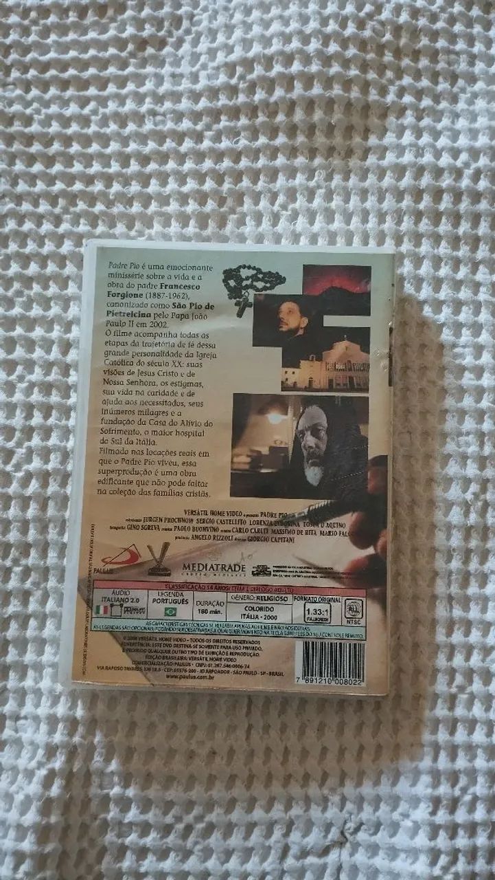 DVD original "Padre Pio" Minissérie completa - Foto 2