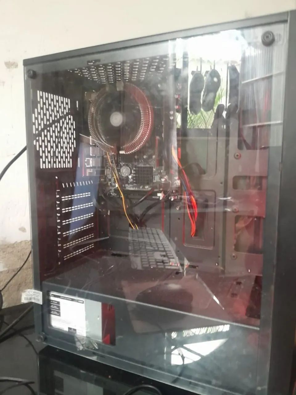 Pc completo com monitor teclado e mouse