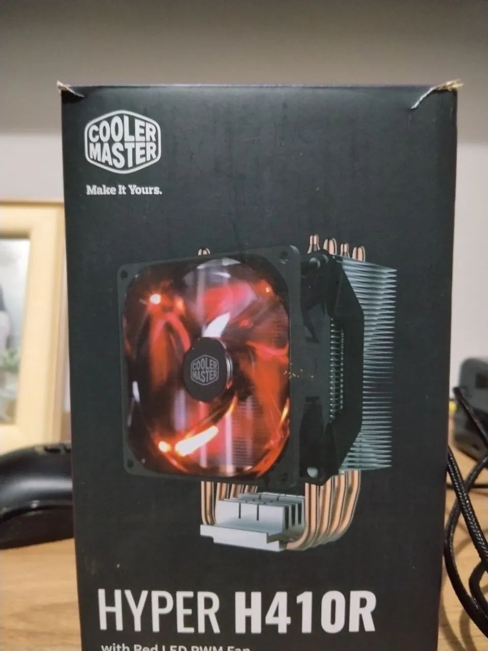Aircooler da cooler master hyper h410r para processador AMD am4  - Foto 5
