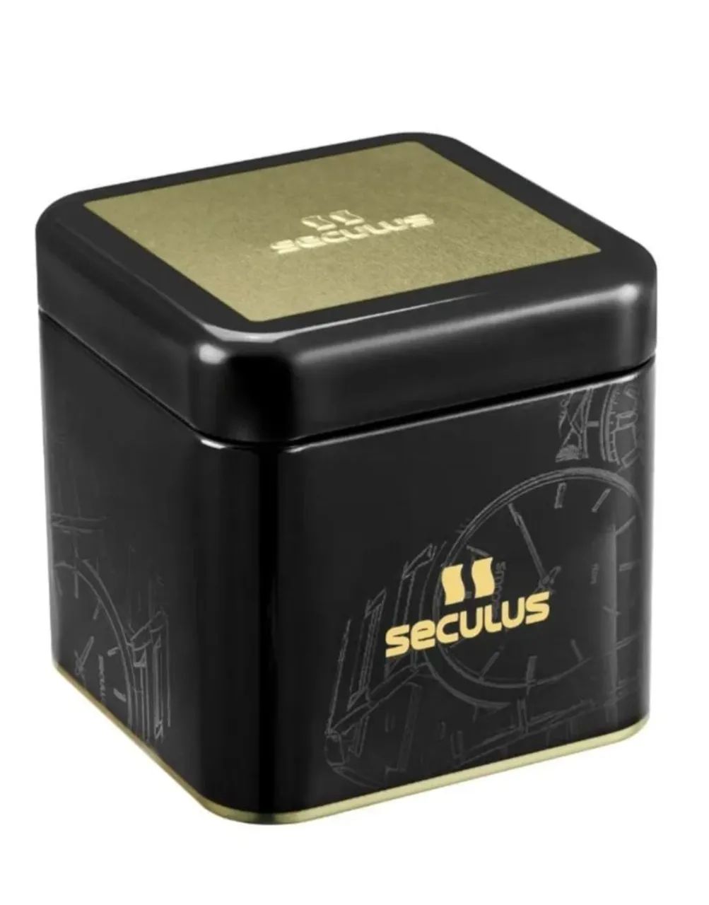 Relógio Masculino Analógico Aço Dourado - Foto 3