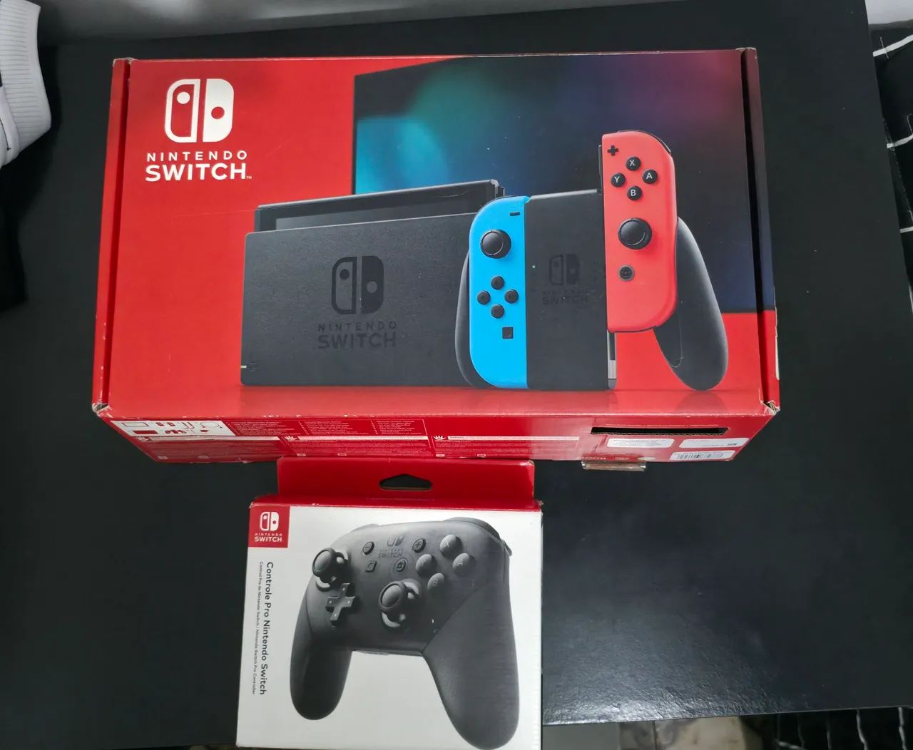 Nintendo Switch V2 + Pro Controller original nintendo  com caixa - Foto 6