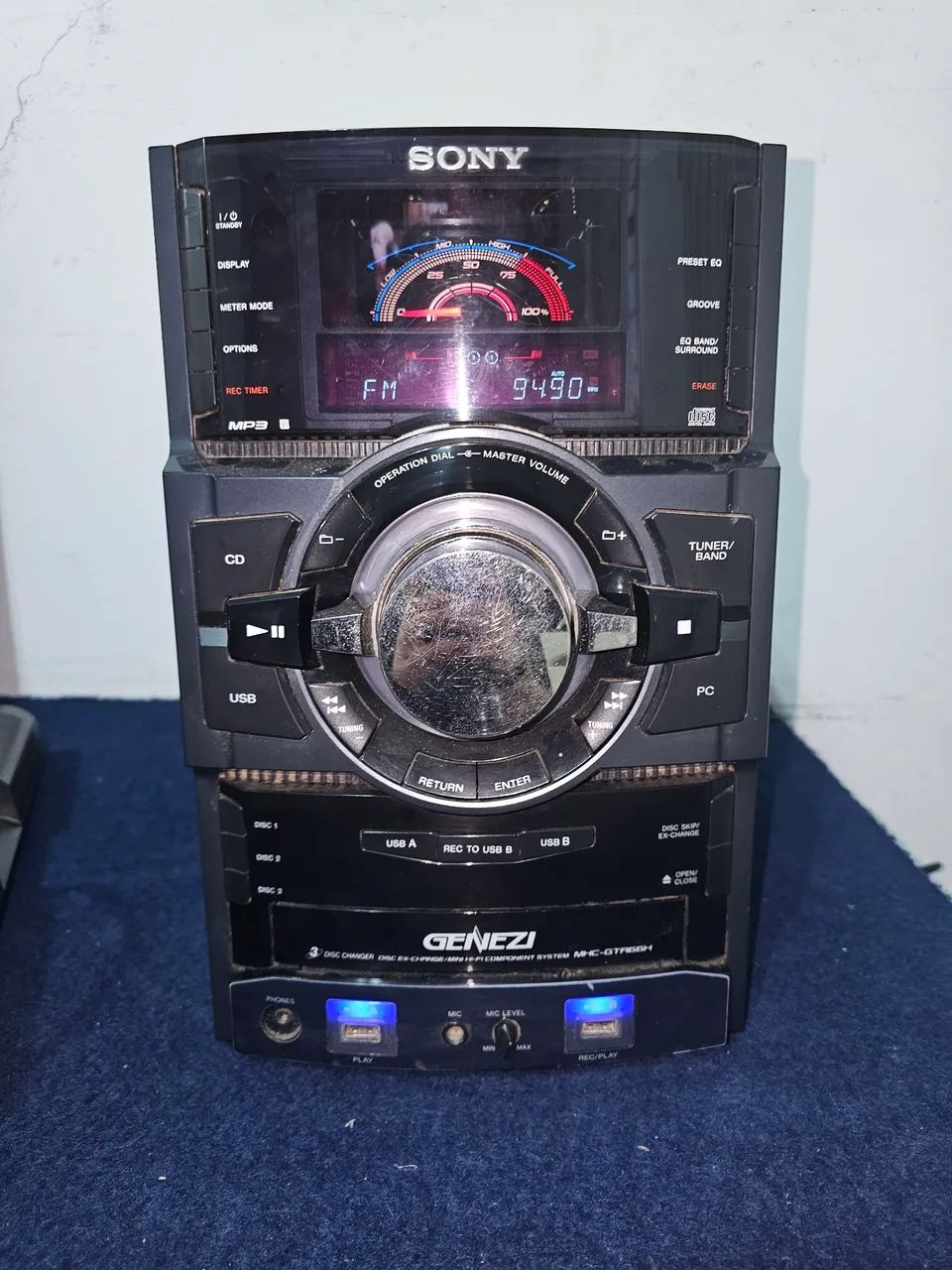Mini system Sony no estado