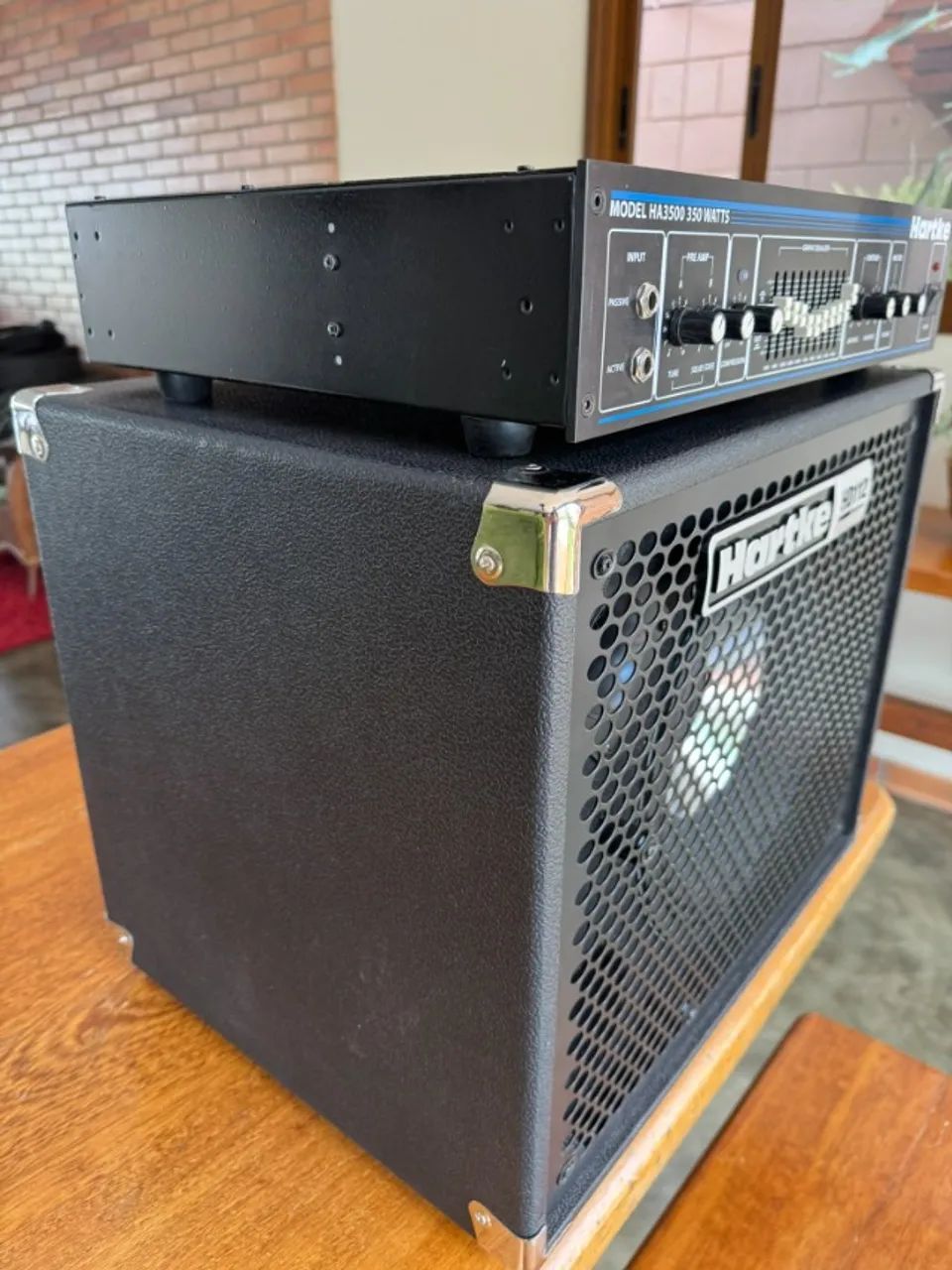 Cabeçote Baixo Hartke HA3500 + Caixa Hartke HD112 - Foto 2