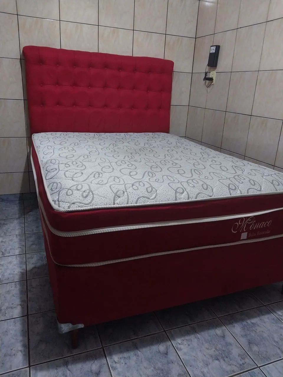 Cama Box Casal com cabeceira.  - Foto 2
