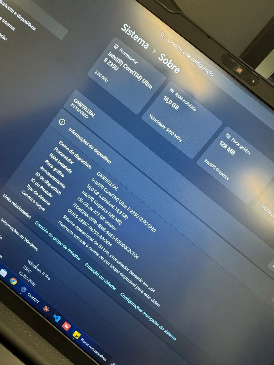 Notebook Lenovo E14 gen 7 - Foto 2