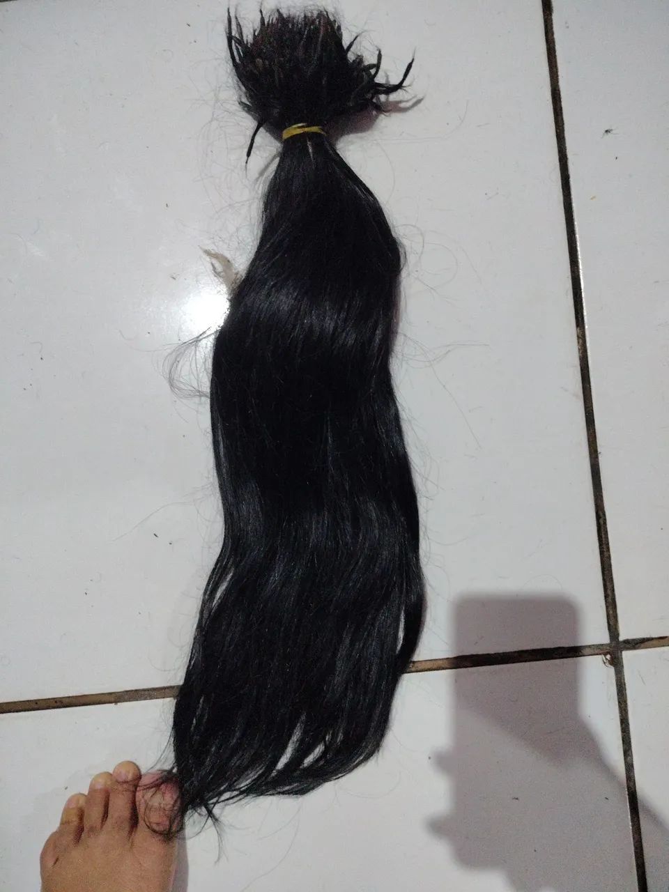 Para vender logo cabelo humano preto  - Foto 4