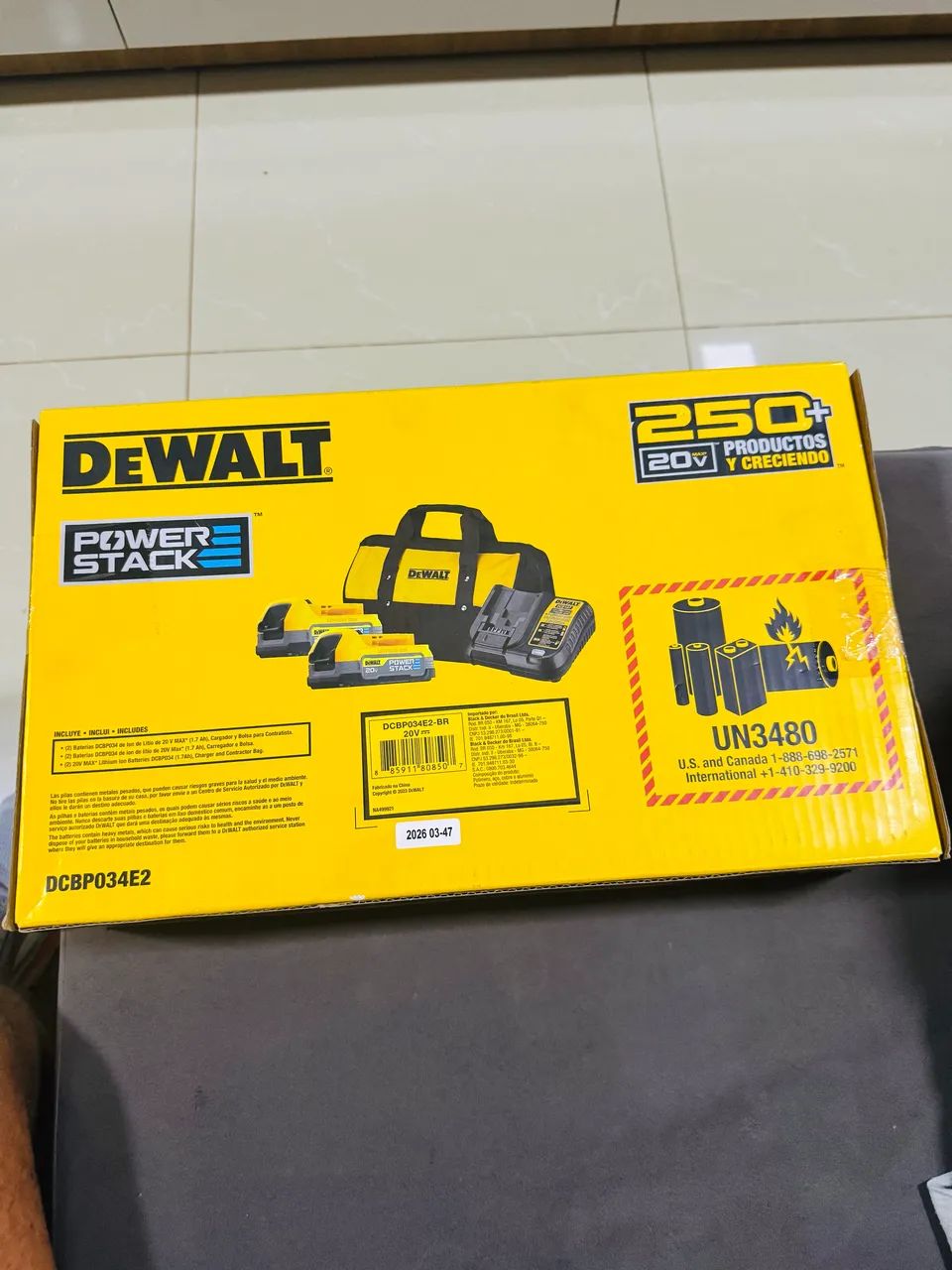 Kit DeWALT power stack - 20v - LANÇAMENTO 