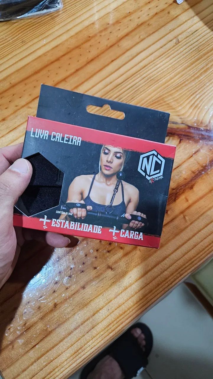 Luva caleira de academia