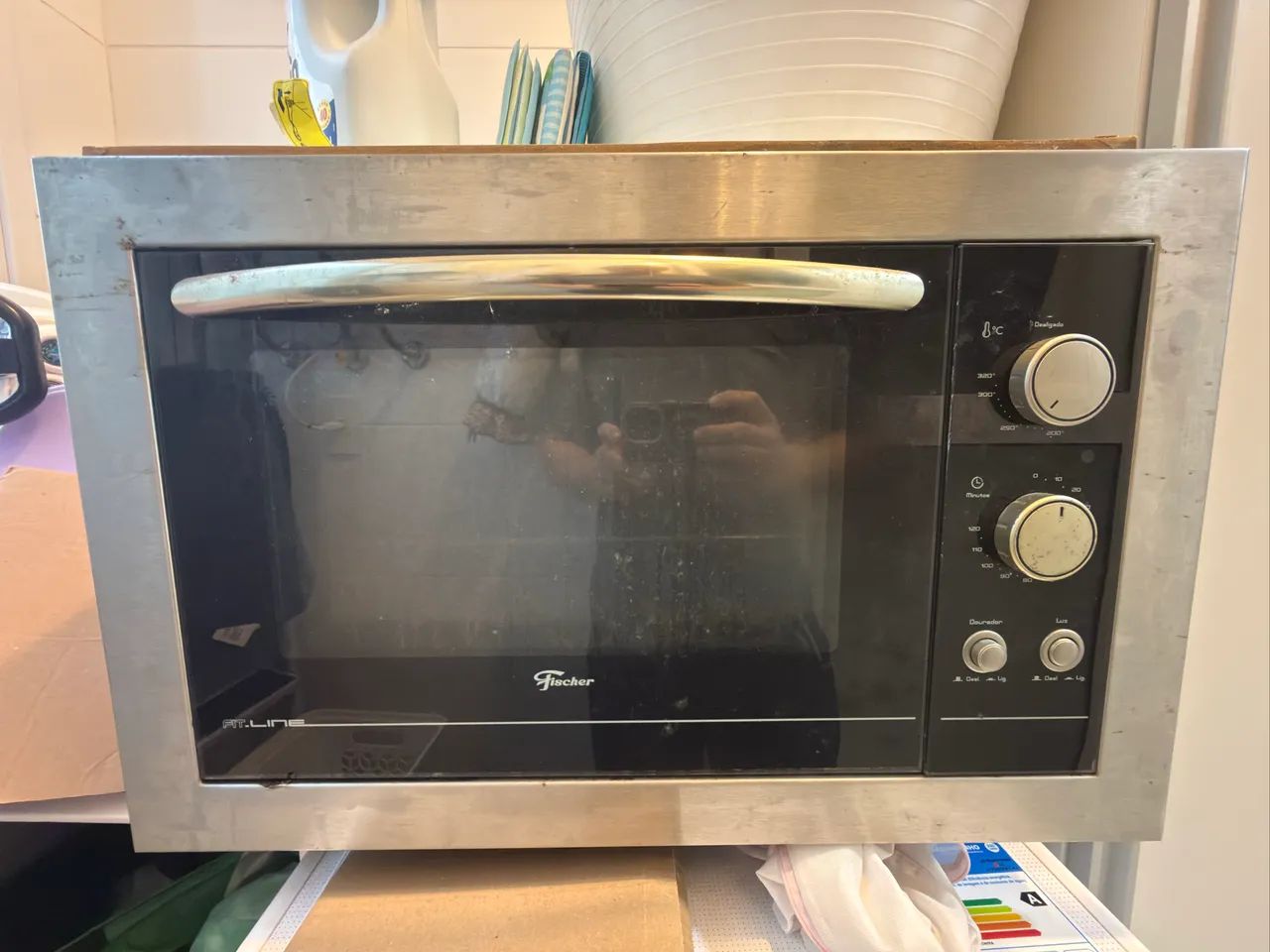 Forno elétrico de embutir 