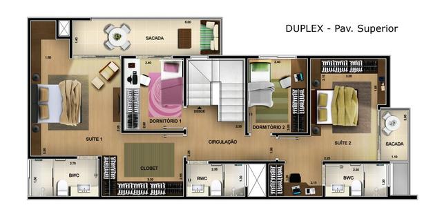 Apto Duplex novo, Alto Padrão Centro de Foz do Iguaçu - Foto 13
