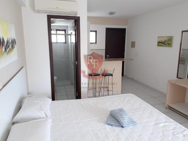 Flat mobiliado em Ponta Negra, lado sombra, linda vista - Foto 5