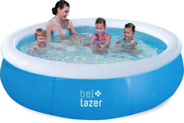 1 Piscina Redonda Inflável para Adulto e Criança 1000 Litros