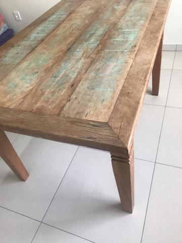 Mesa de Madeira de demolição - Foto 2