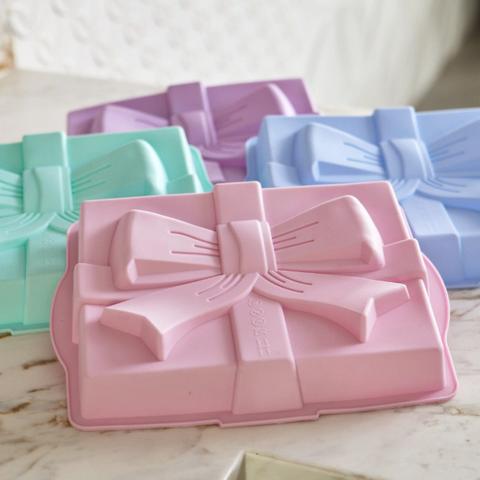 Forma De Bolo De Silicone Laço REF 2624