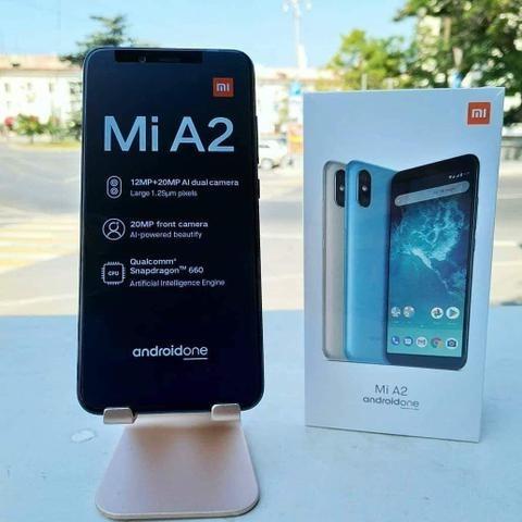 Oferta Xiaomi Mi A2 64Gb Ds Preto e Rosa Lacrado, Pronta Entrega