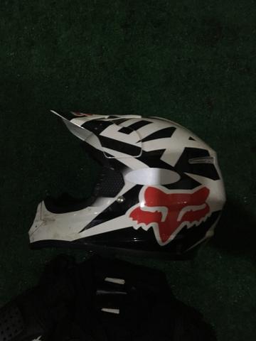 Capacete Fox motocross, trilhas, enduro