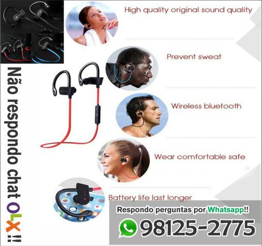 Fone Bluetooth Esportivo ( com Microfone )( sem fio ) esportivo s5 - Foto 2