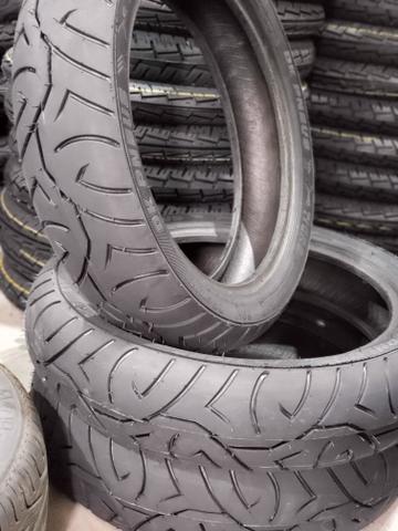Pneu ecológico para moto 140/70 17 e 150/70 17 cb300 traseiro - Foto 3