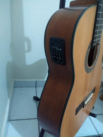Violão elétrico phx + pedestal + palhetas - Foto 5