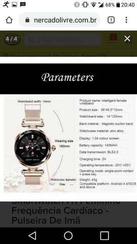 Smartwatch h1 feminino - Foto 4
