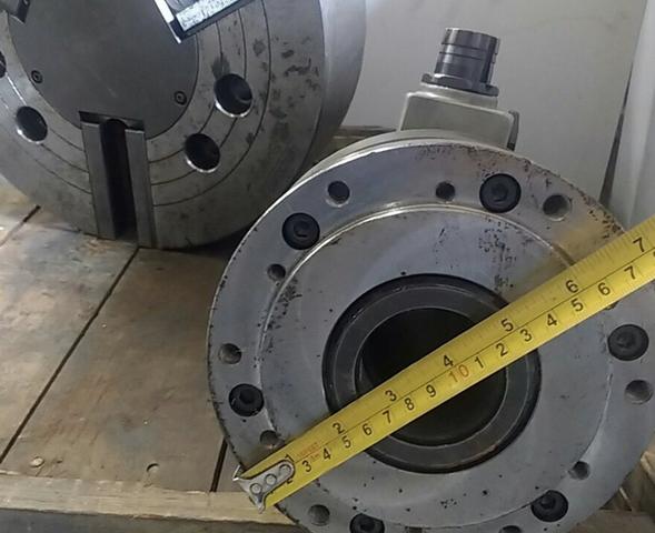 Placa hidráulica 15 polegadas para torno CNC Nova - Foto 5
