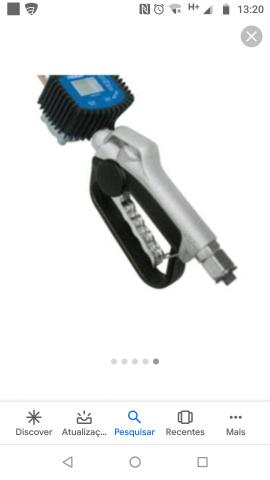 Pistola Com Medidor Digital B-900 Para Óleo Vazão Máxima De 35 L/Min Bozza