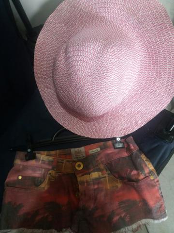 Mine shorts lindo por 35 reais +b chapéu 10 reais