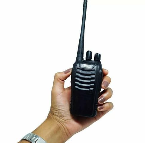 Kit 2 Rádios Comunicador HT Walk Talk UHF 16 Canais Profissional Knup KP-M0008 - Foto 2