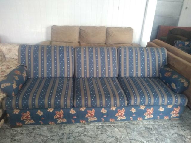Sofá 3 lugares com 2 poltronas - entrego