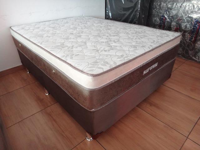 Conjunto Box Casal Sleep Spring Molas Ensacadas individualmente - pocket - Foto 3