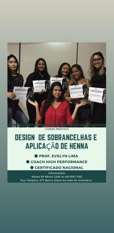 Curso DESIGN DE SOBRANCELHA E APLICAÇÃO DE HENNA