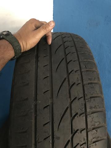Vendo pneu aro 19 255/55 pneus com mais de 70% de borrachas - Foto 2