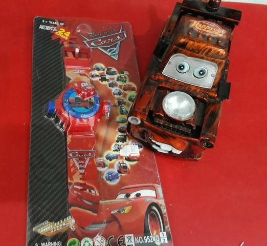 Relogio Infantil Com Projetor kit dos Carrinhos