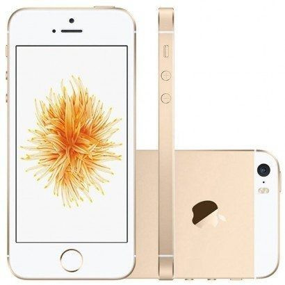 Apple iphone SE 64gb 12Mpx 4G Dourado 1624mAh - Celulares e