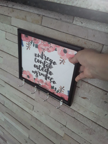 PORTA CHAVES OU QUADRO - Foto 2