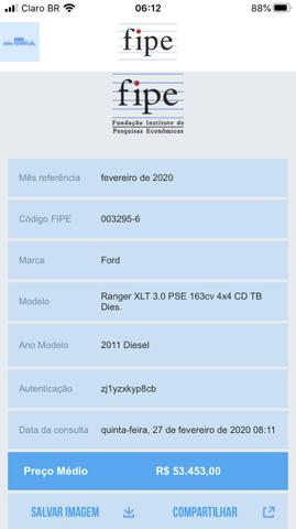 VENDO OU TROCO RANGER XLT 11/12 DIESEL 4x4 - Foto 8