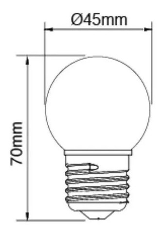 Lâmpada Bolinha Led 3w  - Foto 3