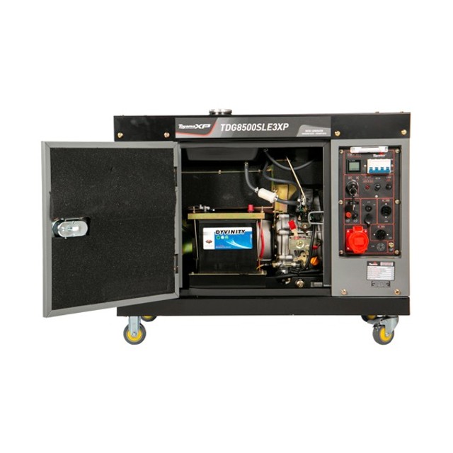 Gerador a Diesel 7 KVA Trifásico 220/380 Toyama TDG8500 SLE3XP Cabinado - Foto 3