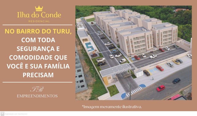 D114 Apartamento para venda tem 58 metros quadrados com 2 quartos em Turu - São Luís - MA - Foto 6