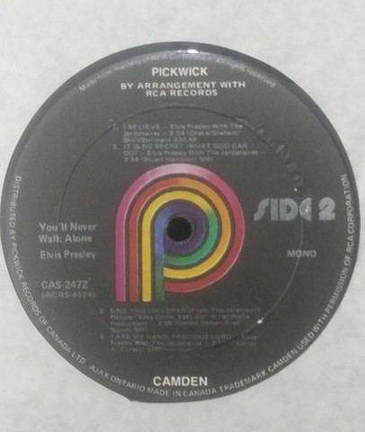 LP Elvis Presley - you'll never walk alone - Foto 2