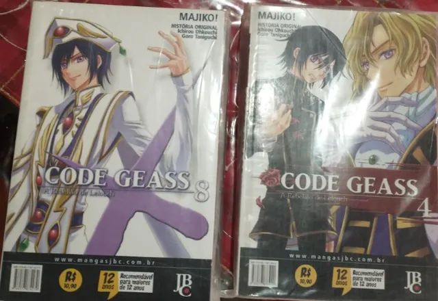 Coleção: Code Geass - A Rebelião de Lelouch (08 volumes)