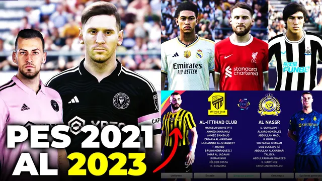 Option File PES 2021 PS4/PS5/PC Atualizado 100% todas as ligas já