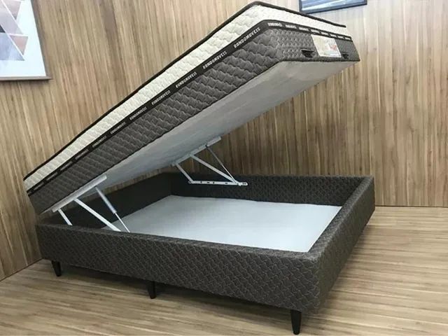 Cama box Baú Golden Light Casal  fl6 - Foto 3