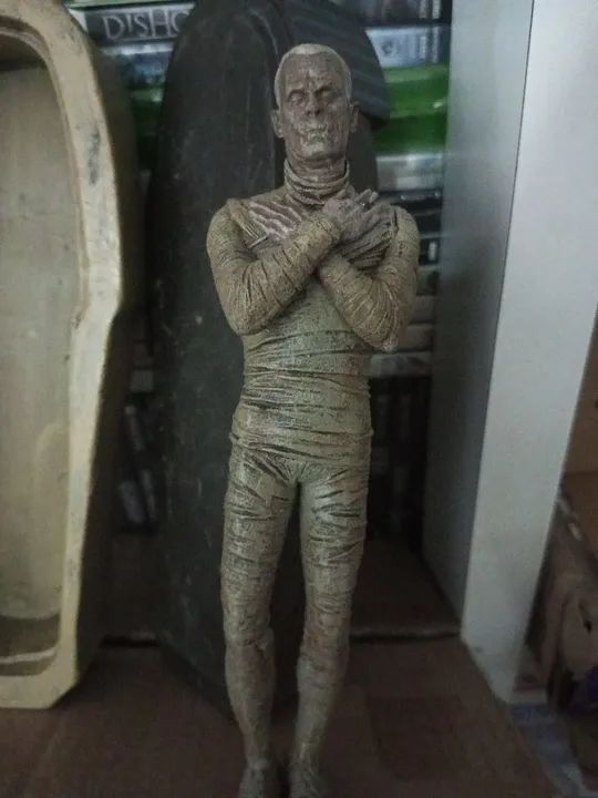 A múmia mummy diamond select boneco diorama - Foto 3